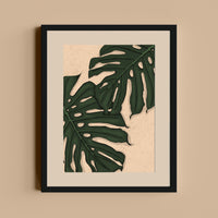 Monstera Deliciosa Art Print