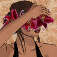 Lily Stargazer Art Print