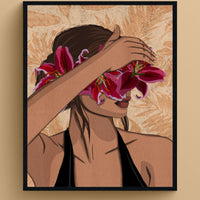 Lily Stargazer Art Print