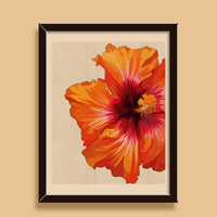 Hibiscus Love Art Print