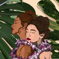 Mana Wahine Art Print