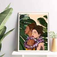 Mana Wahine Art Print